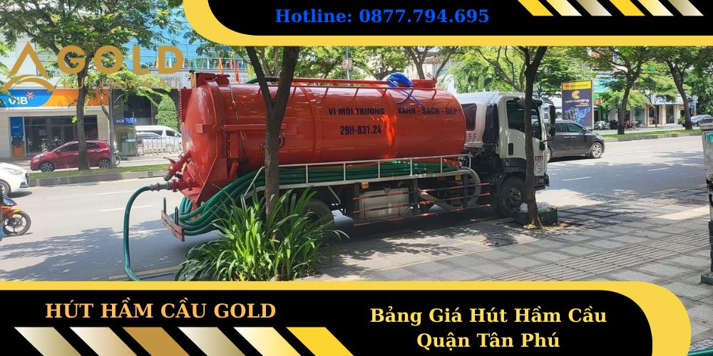 Bảng Giá Hút Hầm Cầu Quận Tân Phú