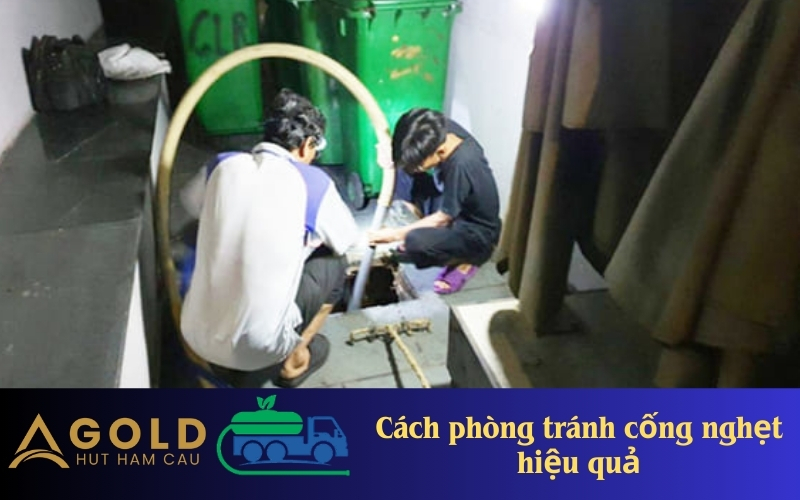 Cách phòng tránh cống nghẹt hiệu quả