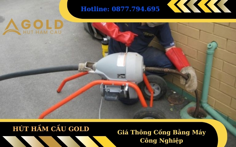 Giá Thông Cống Bằng Máy Công Nghiệp