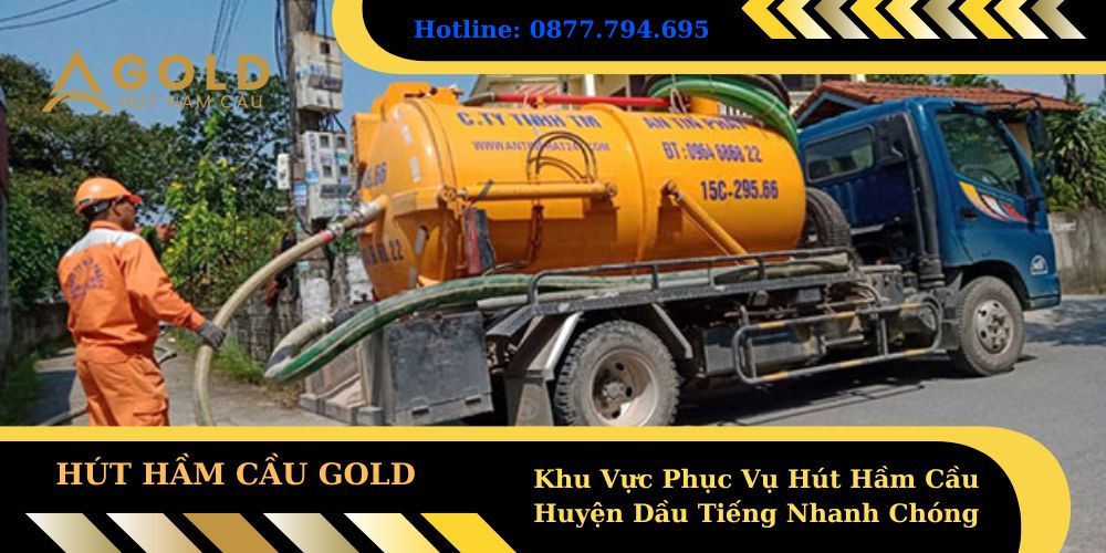Khu Vực Phục Vụ Hút Hầm Cầu Huyện Dầu Tiếng Nhanh Chóng