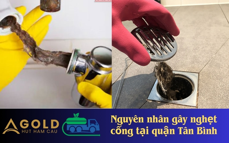 Nguyên nhân gây nghẹt cống tại quận Tân Bình