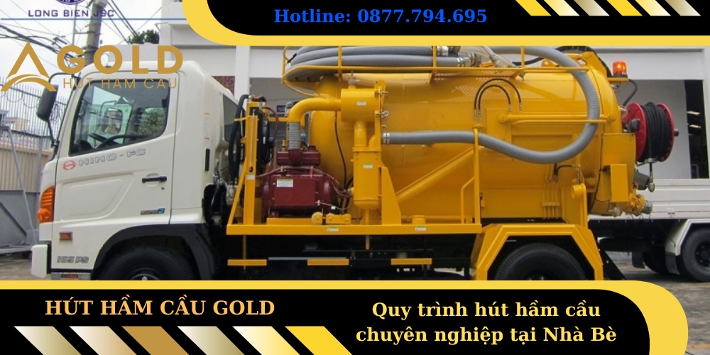 Quy trình hút hầm cầu chuyên nghiệp tại Nhà Bè