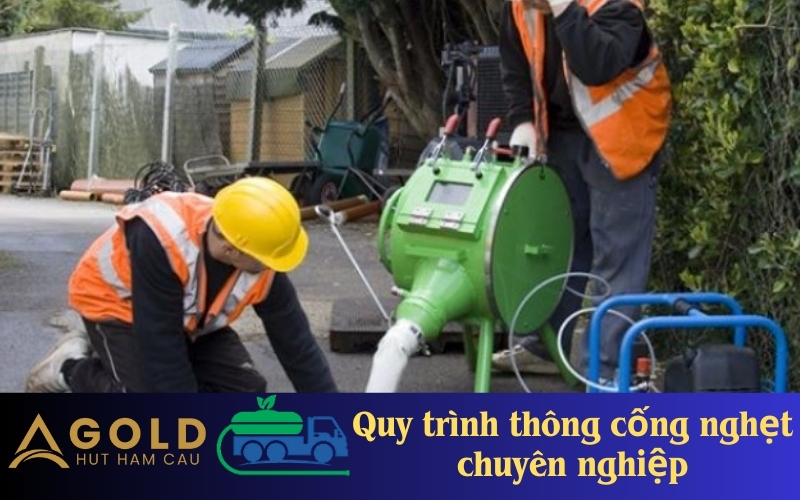 Quy trình thông cống nghẹt chuyên nghiệp tại quận 5