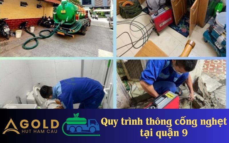 Quy trình thông cống nghẹt tại quận 9