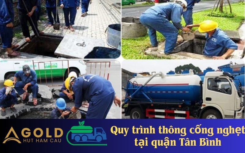 Quy trình thông cống nghẹt tại quận Tân Bình