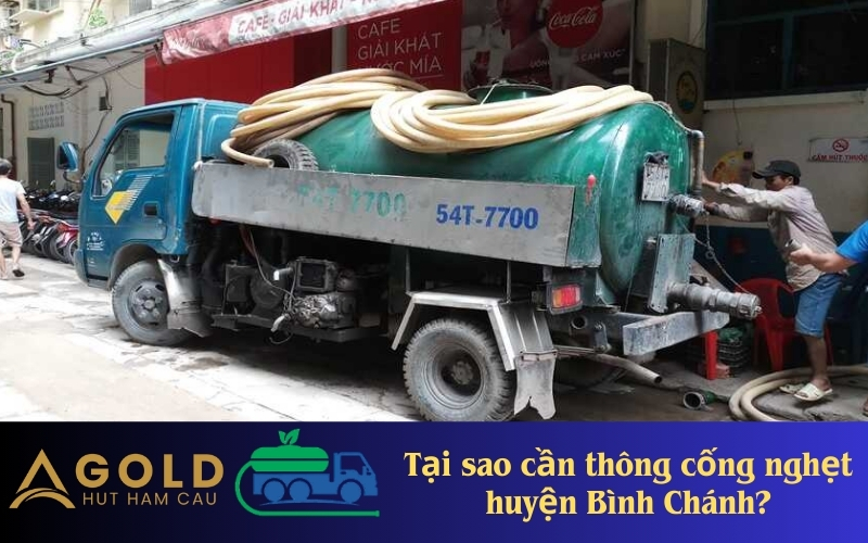 Tại sao cần thông cống nghẹt huyện Bình Chánh