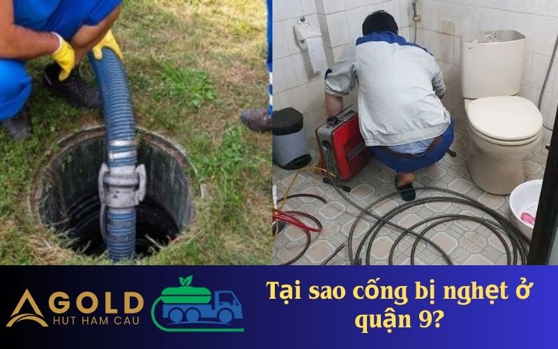 Tại sao cống bị nghẹt ở quận 9