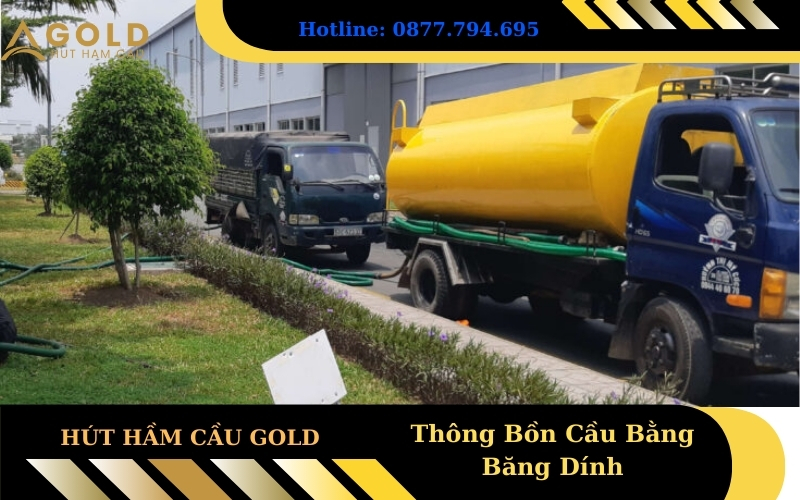 Thông Bồn Cầu Bằng Băng Dính