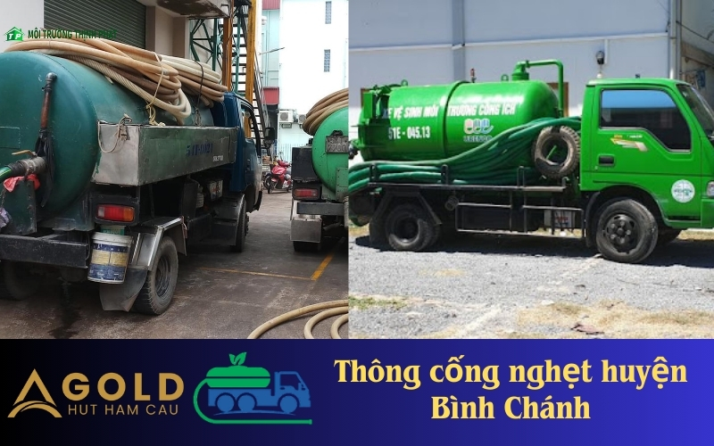 Thông cống nghẹt huyện Bình Chánh