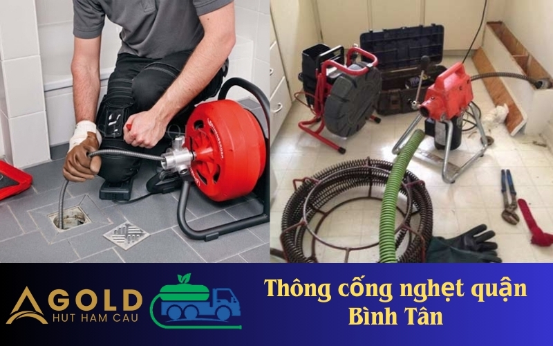 Thông cống nghẹt quận Bình Tân