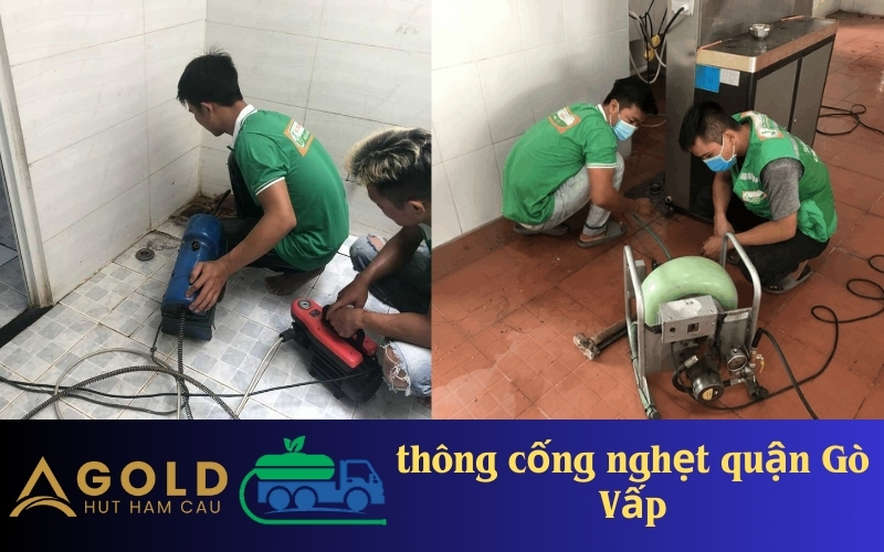 thông cống nghẹt quận Gò Vấp