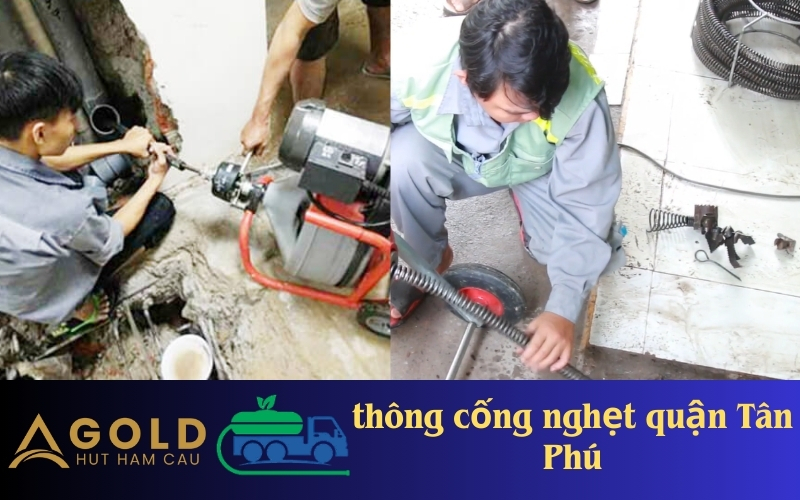 thông cống nghẹt quận Tân Phú