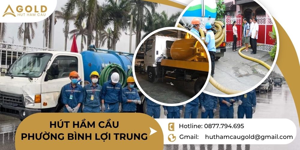 hút hầm cầu phường bình lợi trung