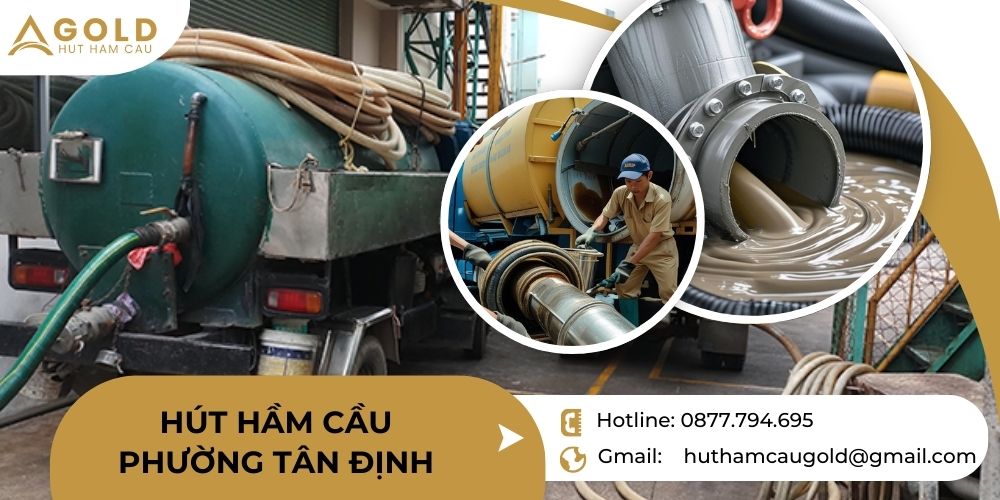 hút hầm cầu phường tân định